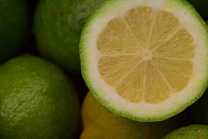 citron, citrusfrukter, frukt, vitaminer, gul, mat, c-vitamin