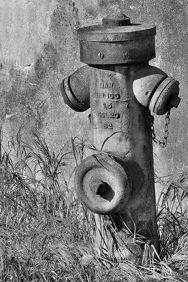 hydrant, old, historically, water hydrant, fire fighting water
