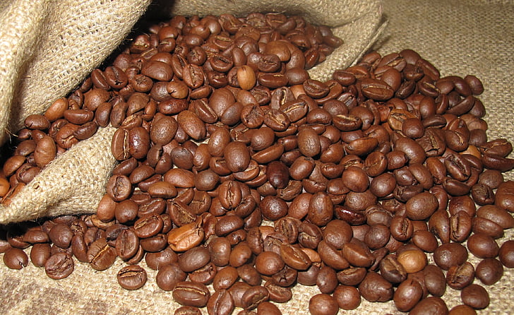 kava, zrno, arabica, zrna kave, grah, smeđa, kofein
