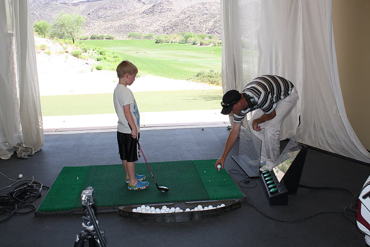Golf, Junior golf, praktizē, apmācības, Sports, bērnu