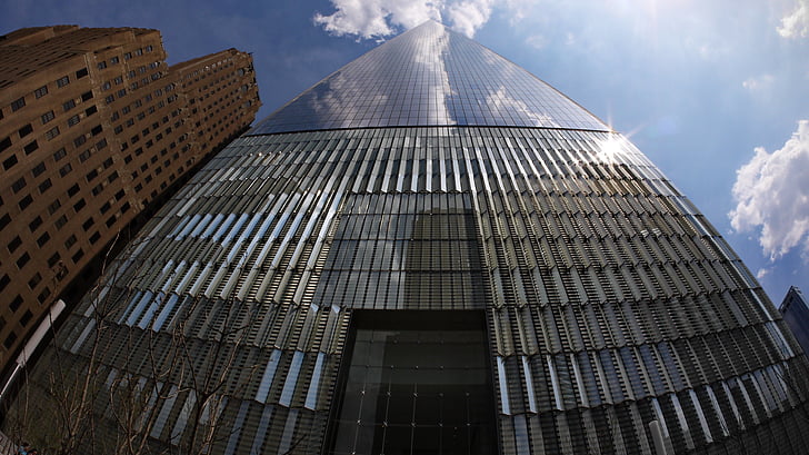 Niujorkas, dangoraižis, vieno pasaulio prekybos centras
