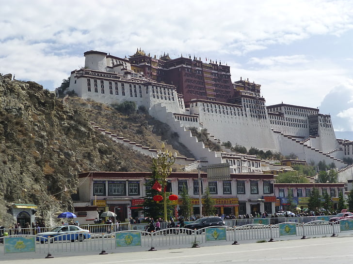 Tiibetin, Potala palace, Lhasa, buddhalaisuus, vajrayana, Pyhiinvaellus, uskonnollinen