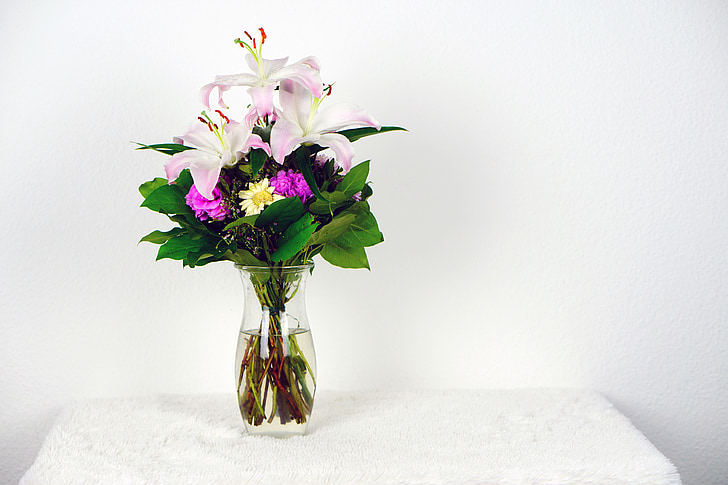 λουλούδια, μπουκέτο, ροζ, πράσινο, ημέρα του Αγίου Βαλεντίνου, την ημέρα του γάμου, γιορτή