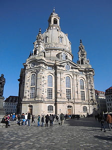 Frauenkirche, Dresden, Almanya, Kilise, Neumarkt, Saksonya, Reunion