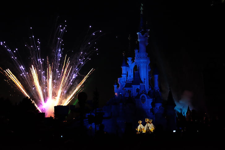 Disneyland paris, fuochi d'artificio, Visualizza