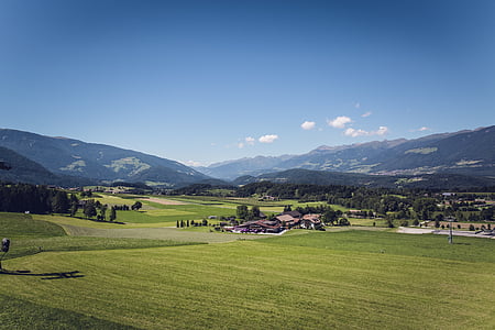 Plan de corones, Syd-Tirol, alpint, fjell, landskapet, natur, Dolomittene