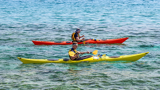 perahu kayak, olahraga, kayak, Berkano, musim panas, petualangan, kegiatan