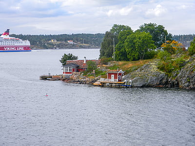 fjord, norway, island, scandinavia, liner, tourism, nature