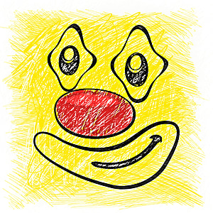 Smiley, Zeichnung, bunte, lustig