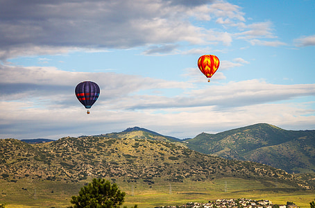 ballonnen, hete lucht ballonnen, vliegen, avontuur, kleuren, airtravel, stijgende