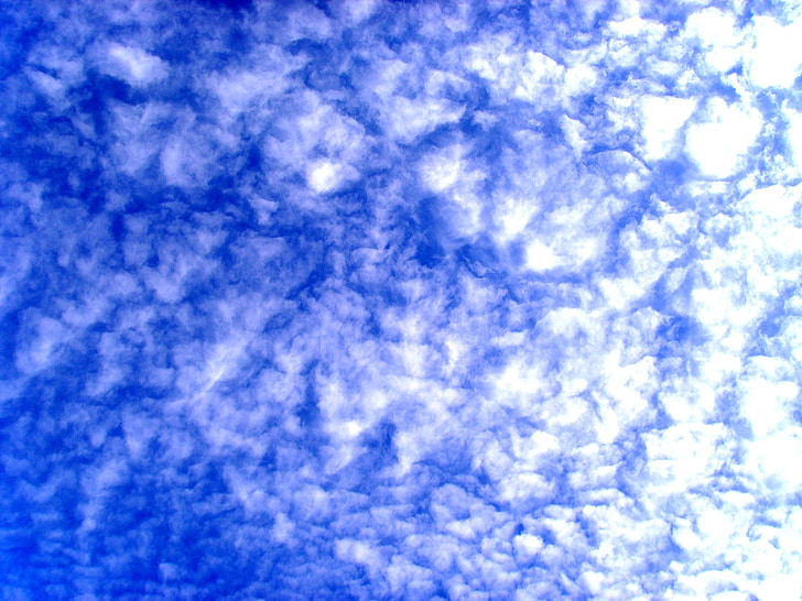 nebo, bel oblak, čisti, svetlobe, dan