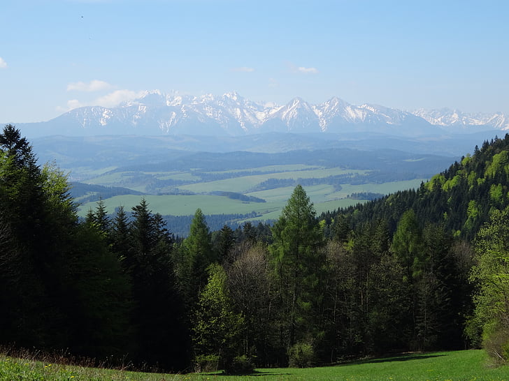 Tatry, Polen, bergen, landskap, naturen