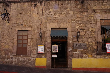 mexikanska staden, mexikansk restaurang, mexikanska arkitekturen