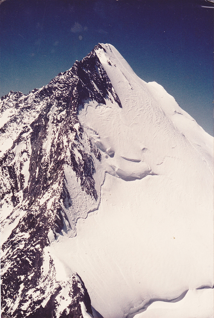 montanha, Dom, íngreme, escalar, Alpina, imposição de, alpinismo