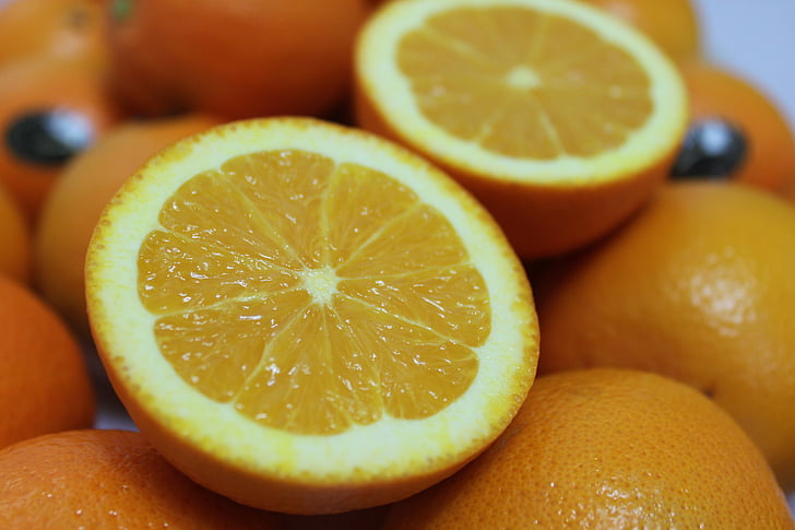 オレンジ, フルーツ, 柑橘類, ビタミン, 食品, 柑橘系の果物, 鮮度