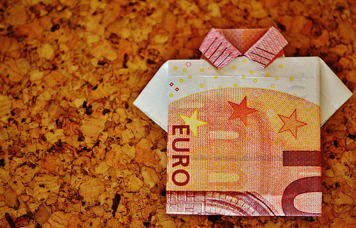 the last shirt, dollar bill, 10 euro, folded, gift, money, currency