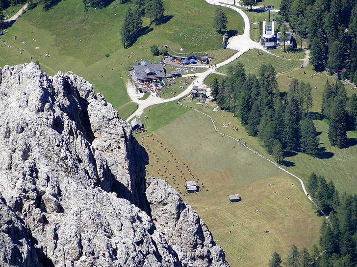 alpinisme, Dolomites, vue