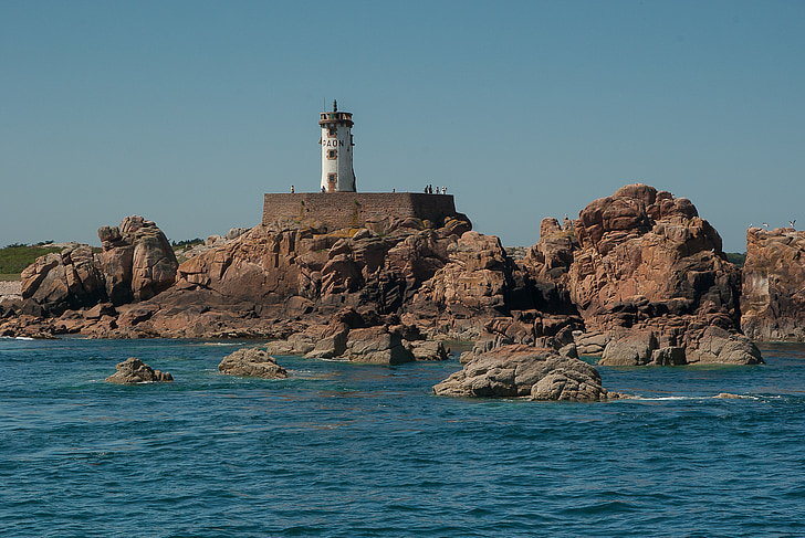 Brittany, brehat otok, svjetionik, Navigacija, plima