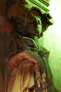 Szczecin, statuen af, Portal, monumenter, arkitektur, kunsten at, skulptur