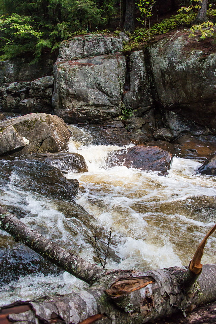 Καταρράκτης, φύση, Ποταμός, ορμητικά σημεία ποταμού, Adirondacks