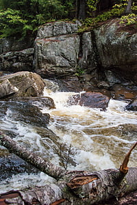 vattenfall, naturen, floden, forsar, Adirondacks