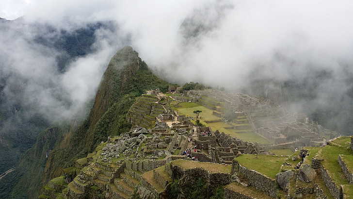 nube, niebla, pixar de Machu picchu, Inca, todos estos años, sendero