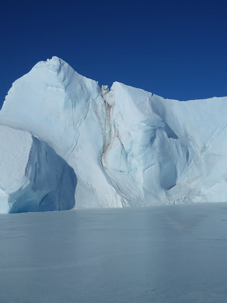 jéghegy, Antarktisz, jég, éghajlat, hideg, kék, hó
