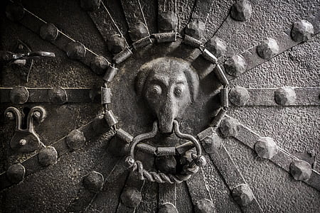 postać dziurka, metalu, Blokada drzwi, Montaż, uchwyt metalowy, ornament, metalowa osłona