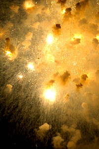 fireworks, explosion, rupture