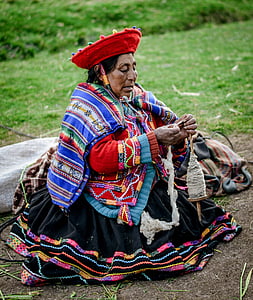Hanna-Leena, Peru, Inka, Cusco, naisten, vanha nainen, nainen