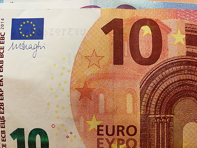 Euro, peniaze, americký dolár, Európska, hotovosť, financie, mince