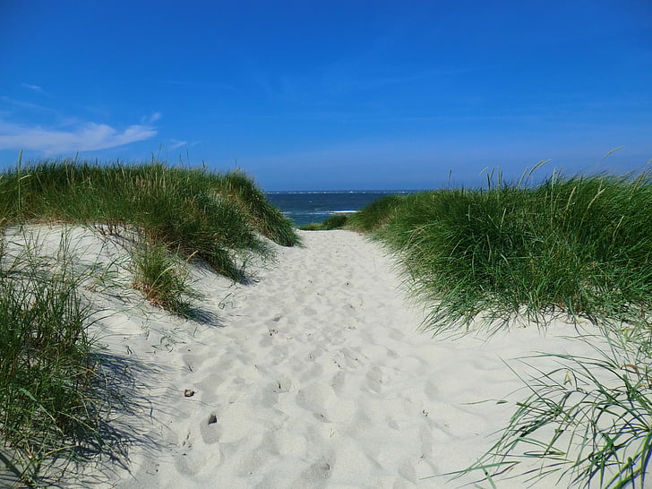 Sylt, Beach, piesok, Nemecko, Ostrov, vody, pobrežie