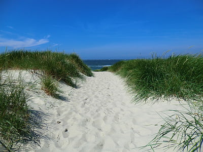 Sylt, Beach, homok, Németország, sziget, víz, tengerpart