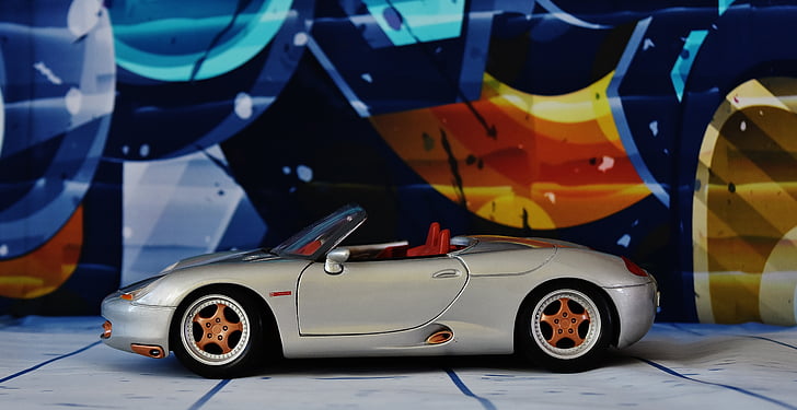 Porsche boxter, coche de los deportes, plata, convertible, Modelos Coches, deportivo