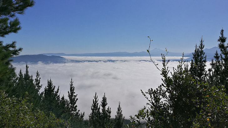 jezero colico, oblak, Prikaz