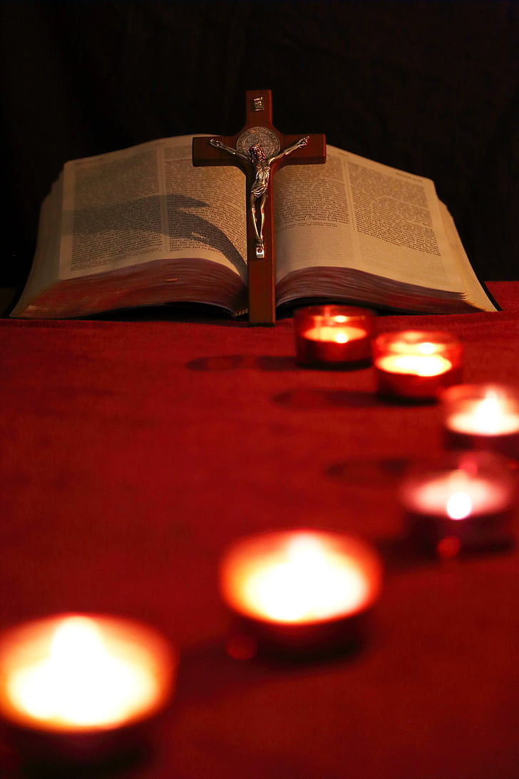 κερί, Μόλυβδος, διαδρομή, Σταυρός, Σταυρός, Αγία Γραφή, φως
