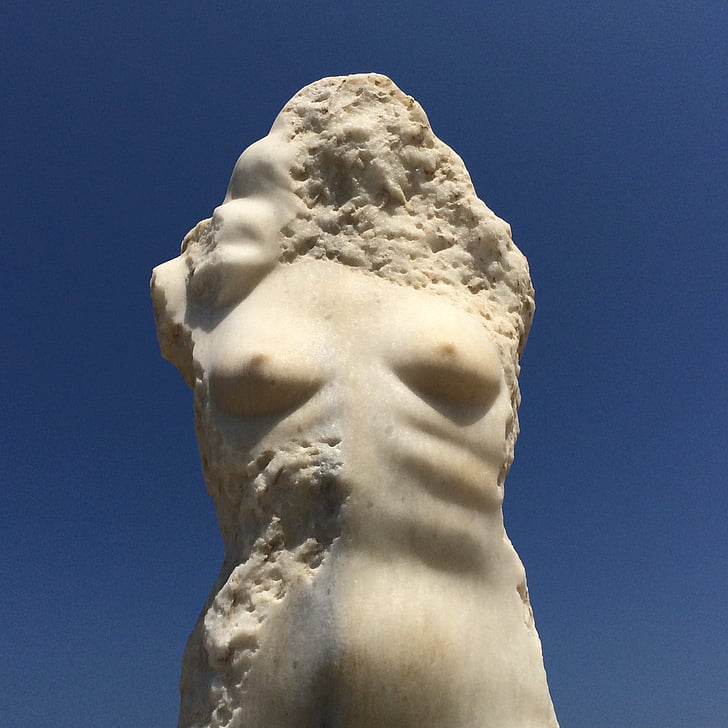 Naxos, Grieks, beeldhouwkunst, Aphrodite, eiland, Griekenland, Europa