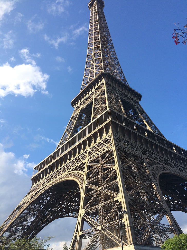 tháp Eiffel, Paris, đi du lịch, Pháp, điểm tham chiếu