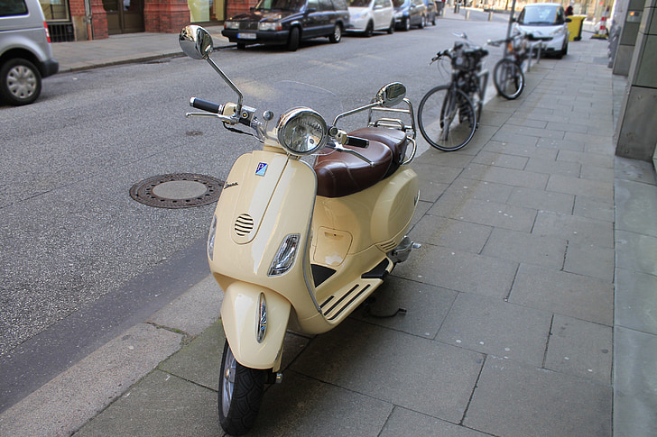 rodillo, moto scooter, ciclomotor, retro