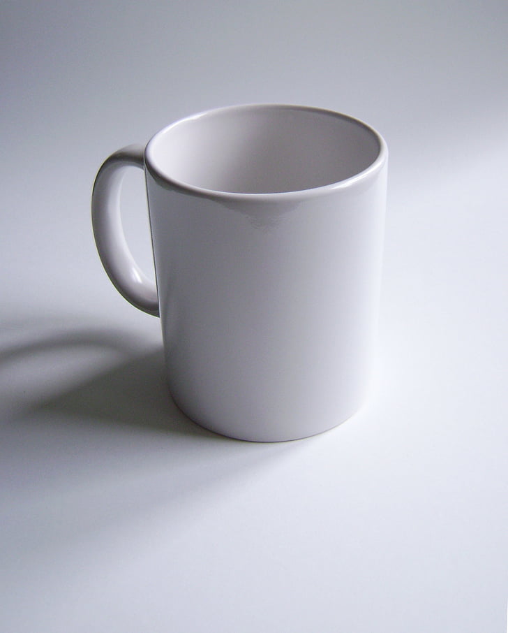 mug, white, drink, the dish, ceramics