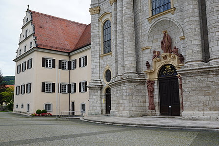 zwiefalten, Münster, templom, vallás, épület, építészet