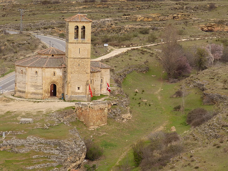 Alcazar, kloster, Spanien, gamla stan, Kastilien, historiskt sett, byggnad