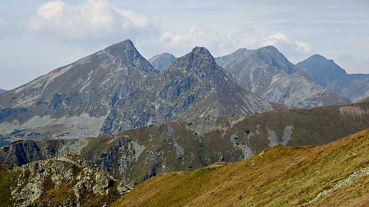 montagnes, Tatry, paysage, Tops, Slovaquie