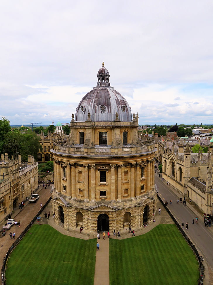 Oksfordas, Radcliffe, kamera, bibliotēka, Oksfordšīra, Universitāte, Bodleianas