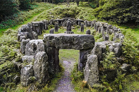 historical, druids, rock, town, mystical, history, forest
