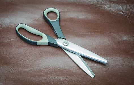 scissors, leather, schneider, sew, craft, hand labor, tailoring
