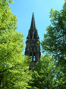 Hamburg, Steeple, St, Nikolaj, kostol