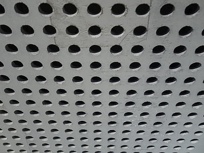 hull, betong, Cover, regelmessig, mønster, geometri
