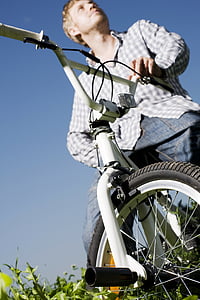 dviratininkai, dviratininkas, BMX, dviratis, rato, dviračių sportas, ciklas