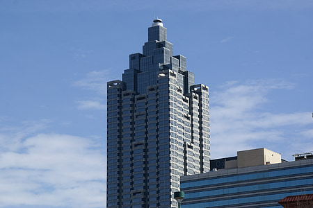 SunTrust plaza, Atlanta, Geórgia, edifício, arranha-céu, moderna, arquitetura